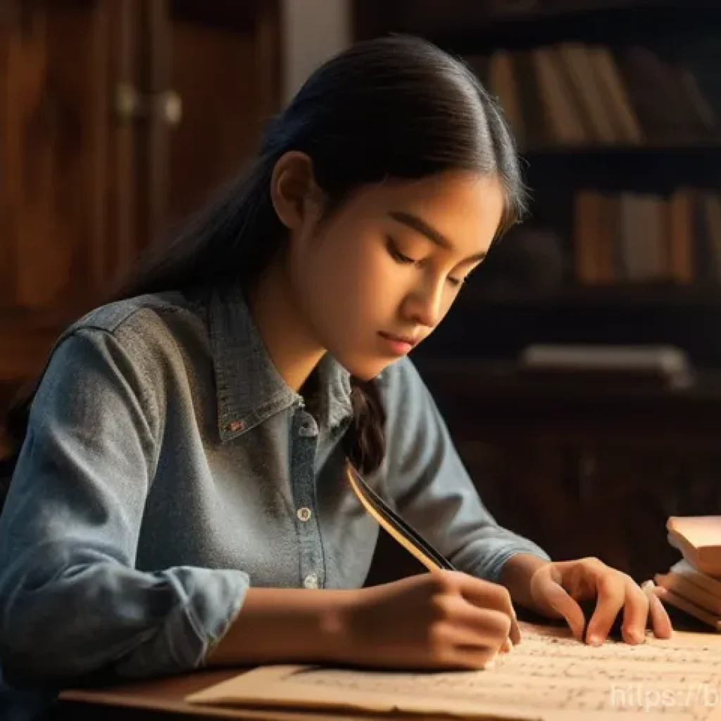 연주가 시험 기출문제 분석 및 활용 - **Prompt:** A young, determined female music student, dressed in a comfortable yet modest long-sleev...