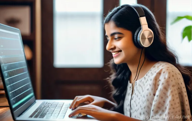 연주가 경력 발전을 위한 온라인 코스 추천 - **Prompt:** "A young Bengali female musician, aged early 20s, with a warm smile, sitting comfortably...