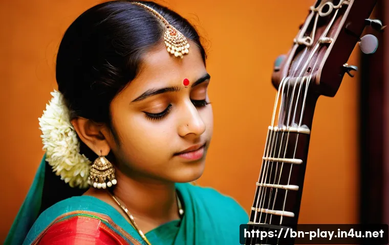 연주가 시험 고득점 비법 - **Prompt 1: Calm Focus Before Performance**
    A 16-year-old female musician, dressed in traditiona...